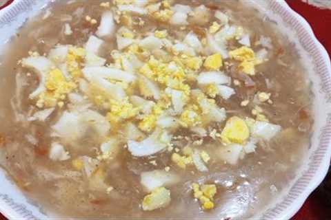 Chicken Egg soup | chicken simple soup | Tasty cooking with asia