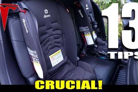🎓13 Crucial Car Seat Safety &amp; Install Tips | Tesla Model Y &amp; 3 Guide