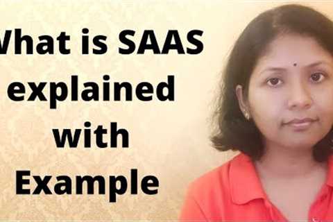 What is SAAS | Software as a Service | What is a SAAS business | Sushmita Madhu