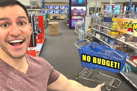 No Budget Pokemon Cards Shopping Spree at EVERY Store!