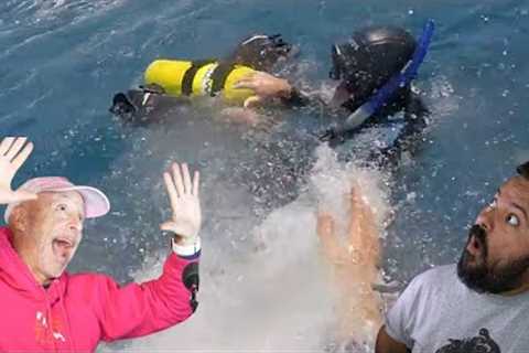 Divers React to scuba diver rescued after drifting at sea for 17+ hours