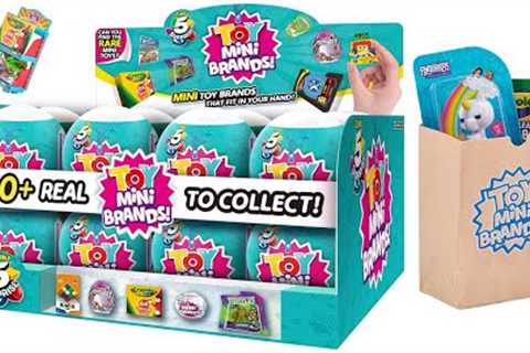 UNBOXING VIDEO 5 Surprise Mini Brands Mini Toys | Miniature Collections