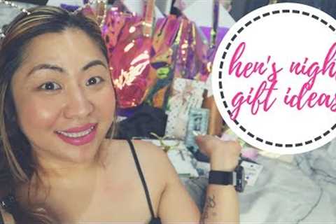 hen's night gift ideas / What I got for my Bridesmaids