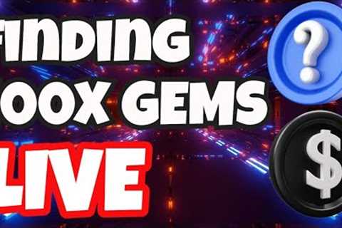 🚨 FINDING 100X ALTCOIN GEMS LIVE - LETS GET TO WORK AND MAKE MILLIONS!