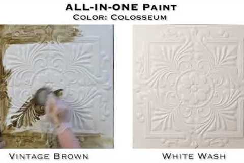 How to Age, Distress Painted Furniture using Antiquing Gel, &amp; Colosseum from ALL-IN-ONE Paint