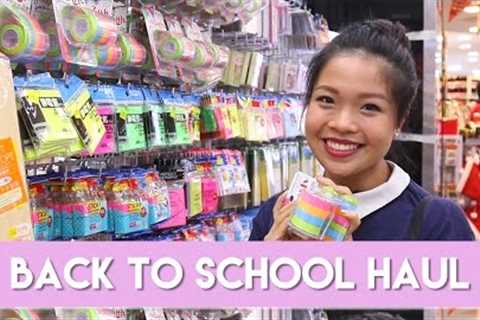 Shopping for School Supplies (Muji, Daiso, Japan Home) + GIVEAWAY! | PrettySmart