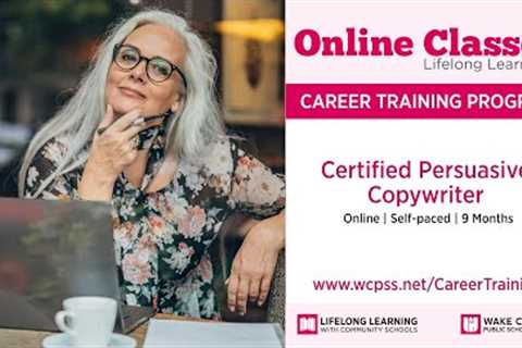 Career Training Certificates: Certified Persuasive Copywriter