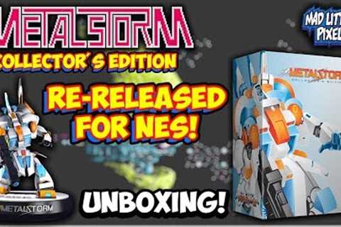 RARE NES Game Re-Released! Metal Storm Collector's Edition Unboxing!