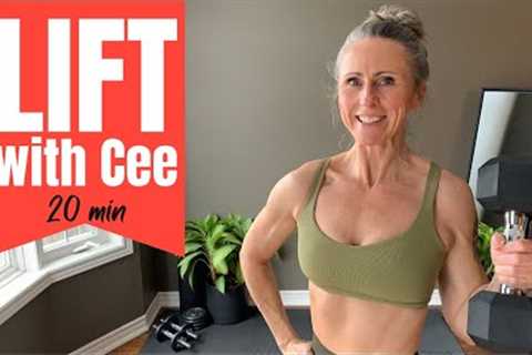 20min FULL BODY DUMBBELL workout at home standing  🔴 TWENTY THREE