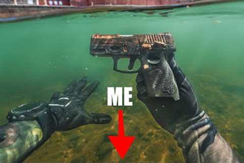 I Found 2 Guns, Handcuffs and More While Scuba Diving! (Police Called)