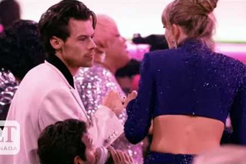 Harry Styles And Taylor Swift Fist Bump And Hug At Grammy Awards