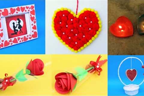 5 DIY Valentine's Day Gift Ideas| Affordable Valentine Gifts for him/her| Valentine's Day Craft 2020