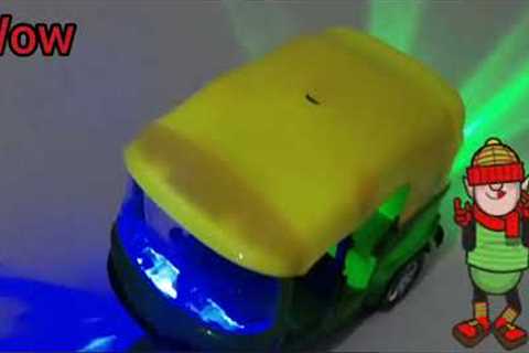 Blue Flashlights Auto Rickshaw | Tricycle | #autorickshaw #review #toys #unboxing #fun #shorts #gift