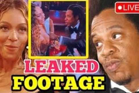 Leaked Grammys Footage Shows Jay Z FORCEFULLY Giving Beyonce Alcohol, Which She Rejects!