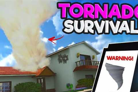 Surviving an F5 TORNADO in an Underground Bunker in Teardown Mods!