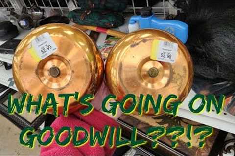 What's Going On Goodwill??!? - Shop Along With Me - Goodwill Thrift Store
