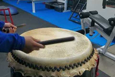How to Play the Chinese Lion Drum for Beginners (3 Star Drum)
