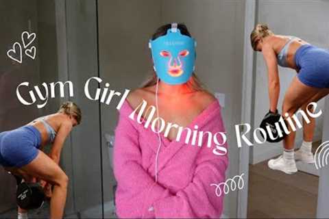 Gym Girl Morning Routine &amp; Mic’d Up Glute Workout