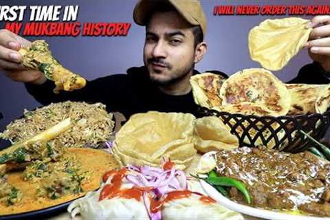 WORST FOOD EXPERIENCE EVER !! MUTTON YAKHNI, MALABAR PAROTTA, CHOLE PURI, CHICKEN FRIED RICE, MOMO