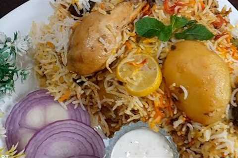 Simple Chicken Biryani Recipe By Saniya's Food| Chicken Biryani Recipe| How To Make Chicken Biryani