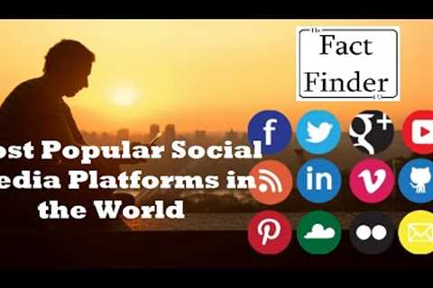 Most Popular Social Media Platforms in the World