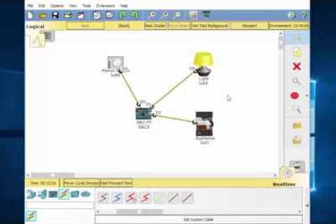 IoT in Packet Tracer 7 - Use Blockly to program IoT devices Part 1