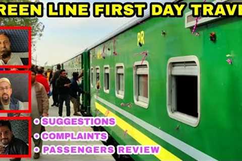 NEW GREEN LINE EXPRESS TRAIN TRAVEL EXPERIENCE | PASSENGERS REVIEW | COMPLAINTS &amp; SUGGESTIONS | ..