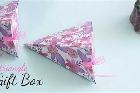 Triangle Gift Box | Box tutorial | Gift Wapping Ideas