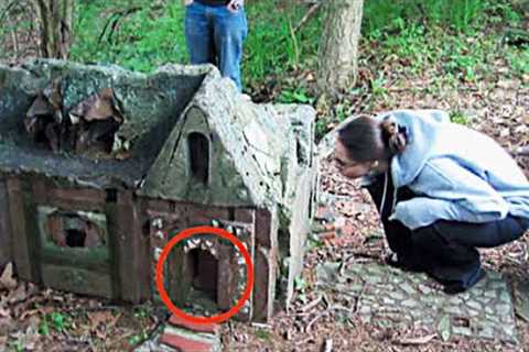 Woman Finds Tiny House In The Woods, Your Mouth Drops Open At Realization What's In It
