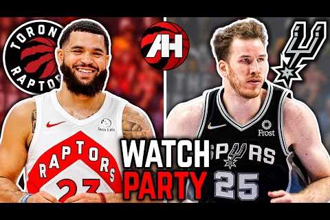 Raptors vs Spurs Live Watch Party | Fred VanVleet's FINAL Game In Toronto?