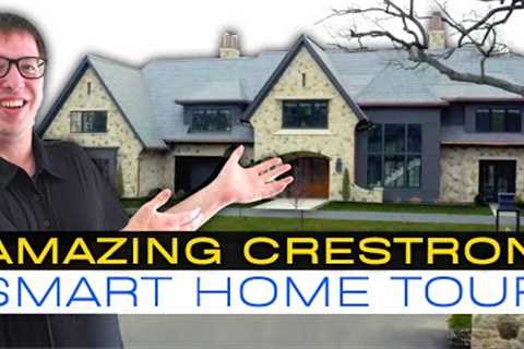 Amazing Smart Home Tour! || Crestron Filled Mansion