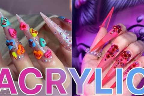 ✨303✨Amazingly Beautiful Acrylic Nail Art Designs Tutorial Ideas Compilation