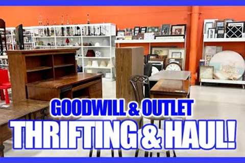 COME THRIFT WITH ME &amp; See My HAUL! GOODWILL &amp; OUTLET Thrifting for VINTAGE &amp; Home Decor!