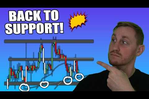 BITCOIN BACK TO SUPPORT! (W Or Dump?)