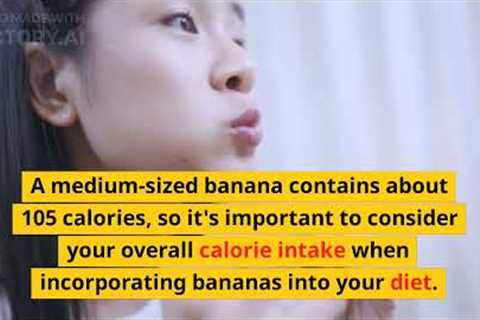 Bananas are good for health