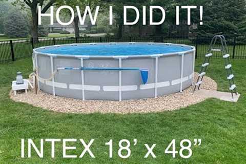 INTEX pool, setup and first impression!