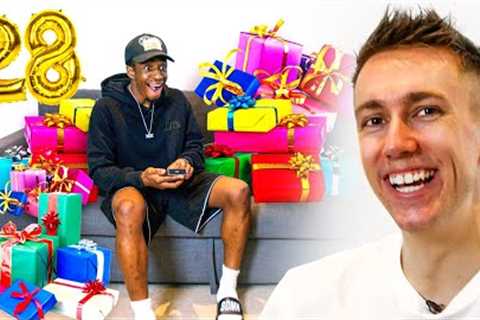 I BOUGHT TOBI 28 PRESENTS FOR HIS BIRTHDAY
