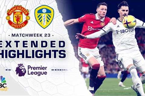Manchester United v. Leeds United | PREMIER LEAGUE HIGHLIGHTS | 2/8/2023 | NBC Sports