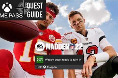 Madden NFL 22 Weekly Xbox Game Pass Quest Guide - Play 4 Online Games