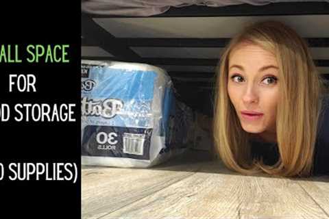 Small space for food storage
