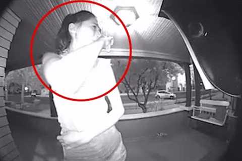 15 Most Disturbing Things Caught on Doorbell Camera Part 16