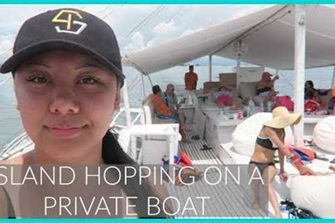 ISLAND HOPPING ON A PRIVATE BOAT IN CEBU, PHILIPPINES | LifeWithGer Travel Vlogs (#131)