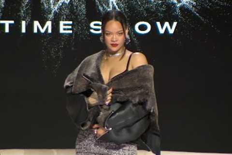 Rihanna Prepares for Super Bowl Halftime Show Performance