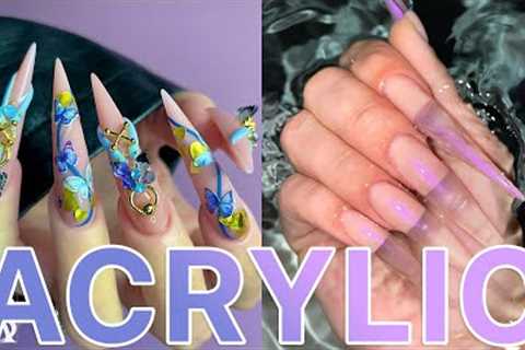 ✨304✨Amazingly Beautiful Acrylic Nail Art Designs Tutorial Ideas Compilation