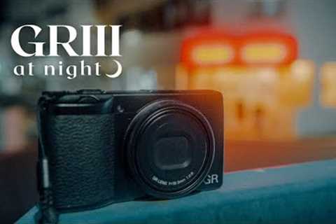 RICOH GRIII Night Street Photography // Settings and Tips