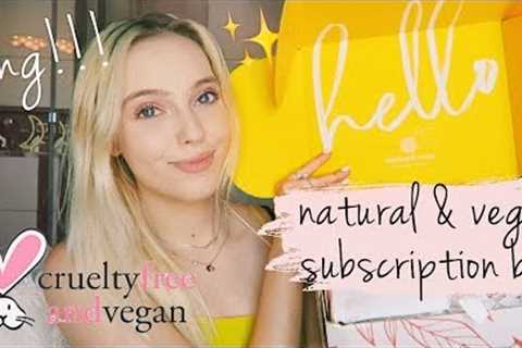 unboxing vegan subscription box!!! natural &amp; organic products 🐰💕 ( Bombay &amp; Cedar box..