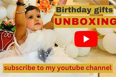 My first birthday and gifts unboxing 🎁 || vlog 1 ||