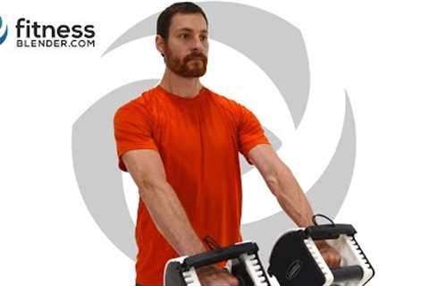 Upper Body Strength Training - At Home Upper Body Workout with Dumbbells