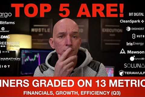 TOP 5 BITCOIN MINERS BASED ON 13 METRICS FOR Q3!