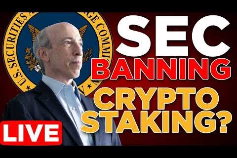 CNBC Live with Ripple CEO Brad Garlinghouse - Crypto Staking Banned By The SEC?